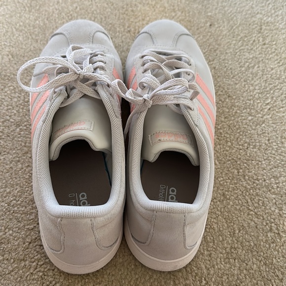 Adidas Womens VL Court F35127 Gray Casual Shoes Sneakers Size 10 - Picture 3 of 7